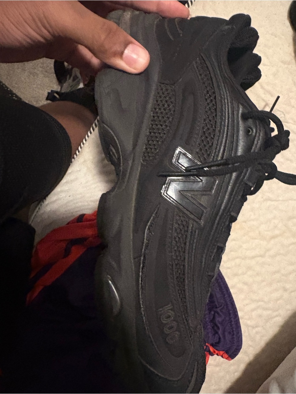 New Balance Men's Black Athletic Running Shoe